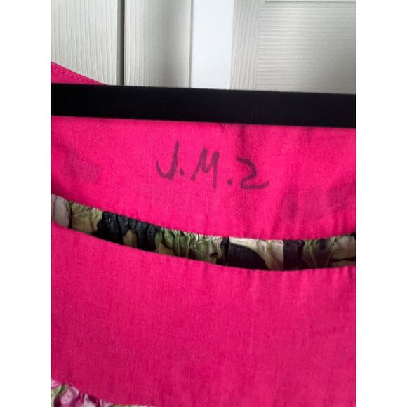 Vintage Hawaiian Tropical Muumuu House Dress Cotton Floral Medium - Picture 2 of 6